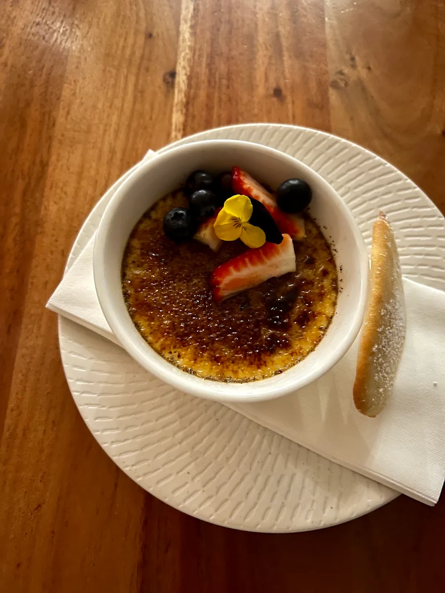 Vanilla & Lemon Myrtle Cream Brulee