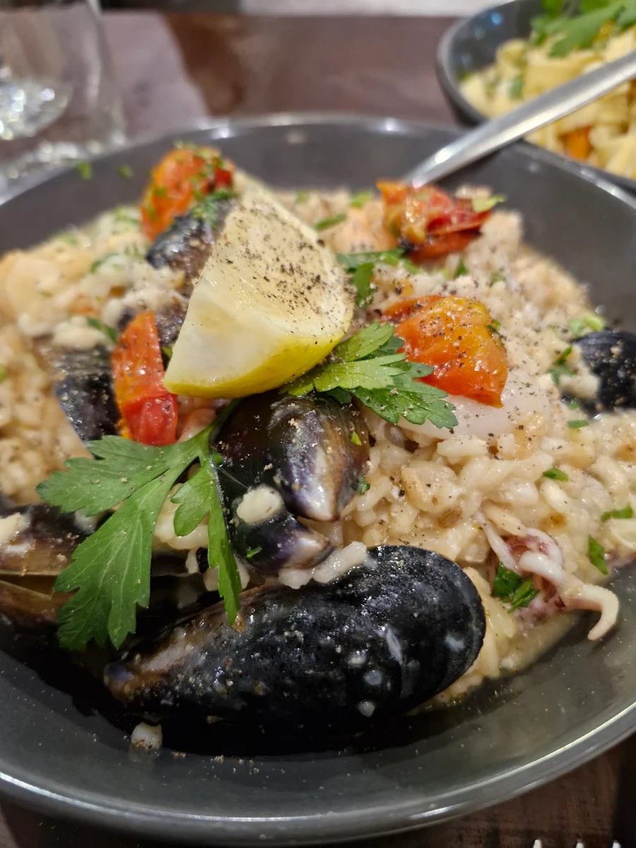 Seafood Risotto, La Vela Restaurant