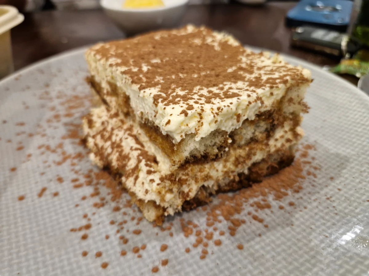 Tiramisu, La Vela Restaurant