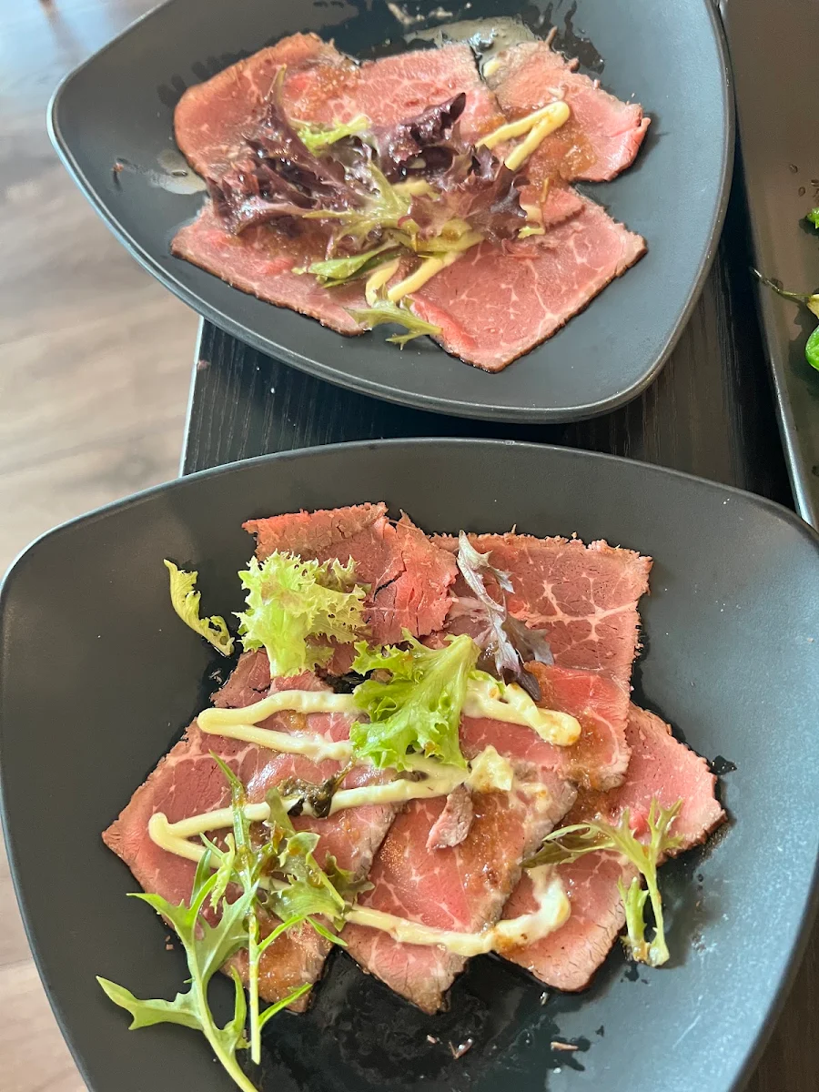 Beef Carpaccio, Okami Japanese Restaurant