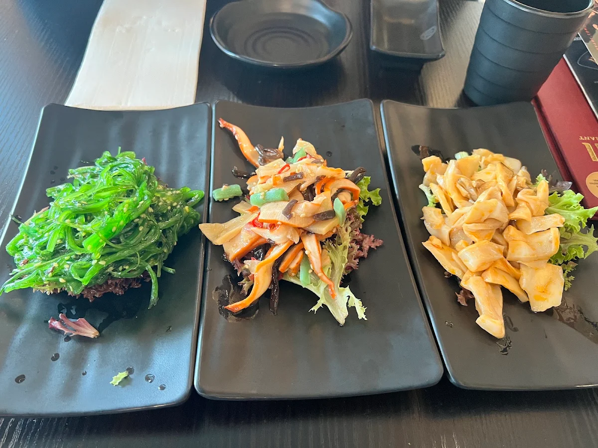Salads, Okami Japanese Restaurant