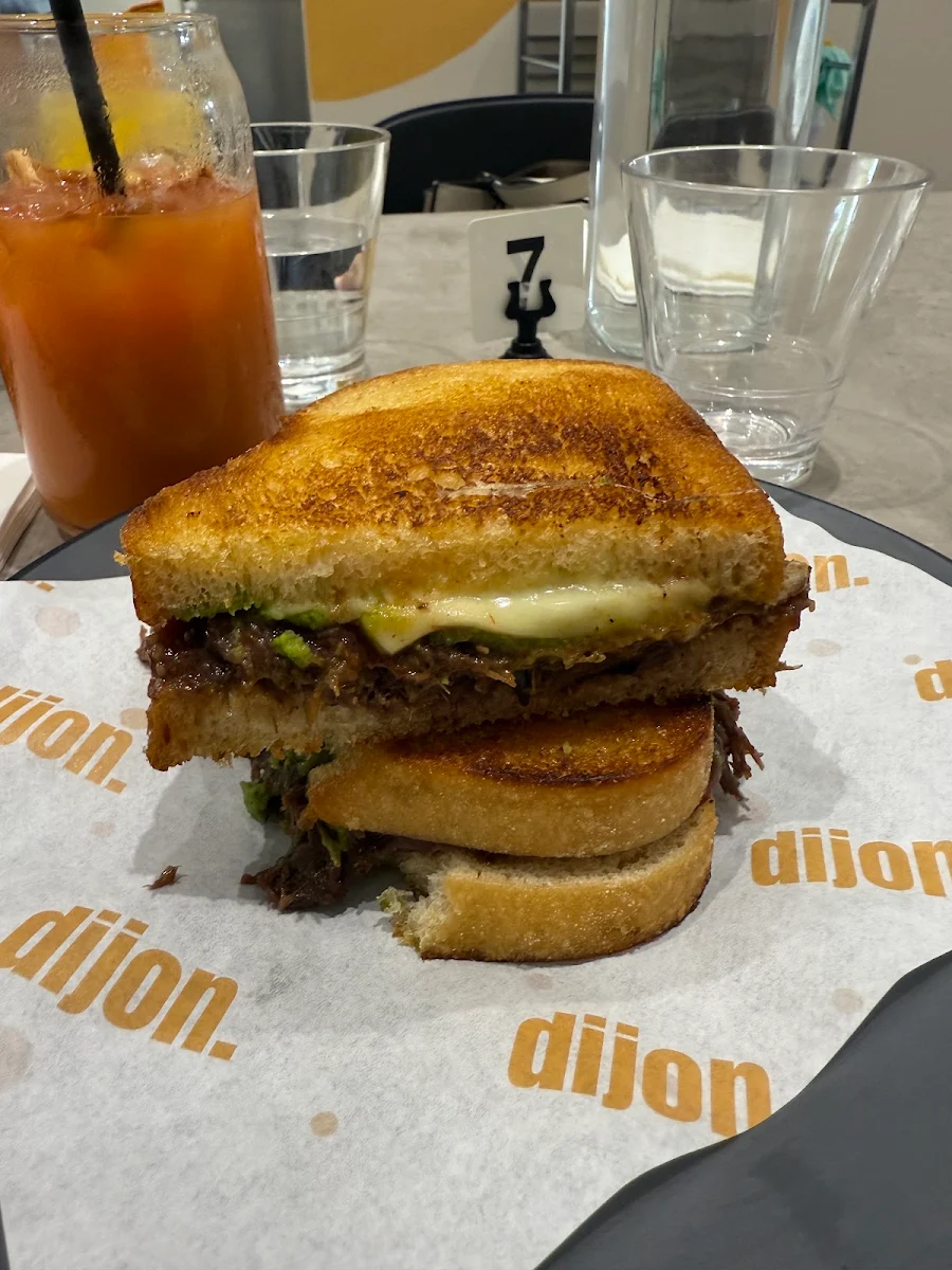 Beef Cheeks, Dijon Toasties & Coffee
