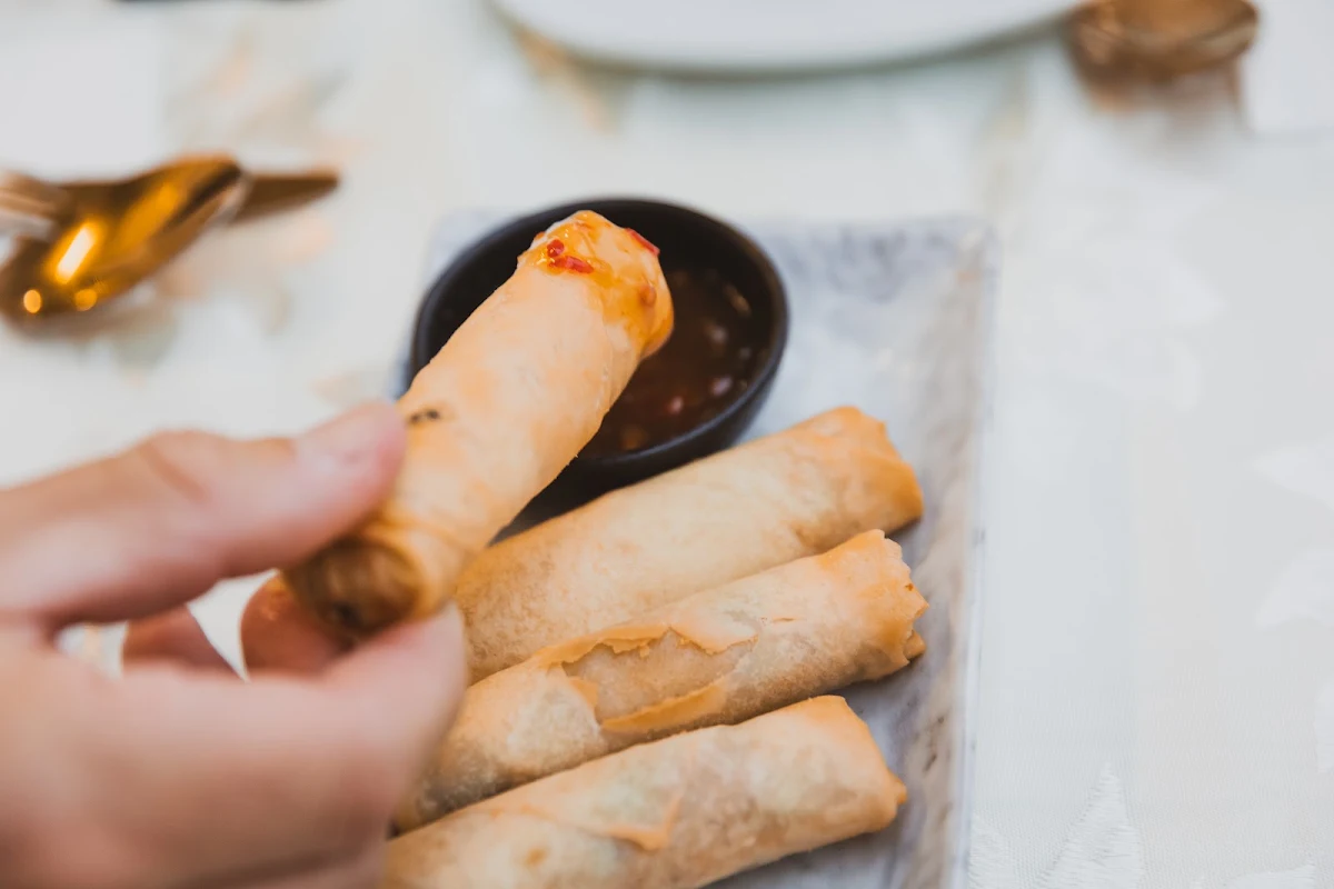 4pcs Spring Rolls, Sway Thai Fusion & Bar