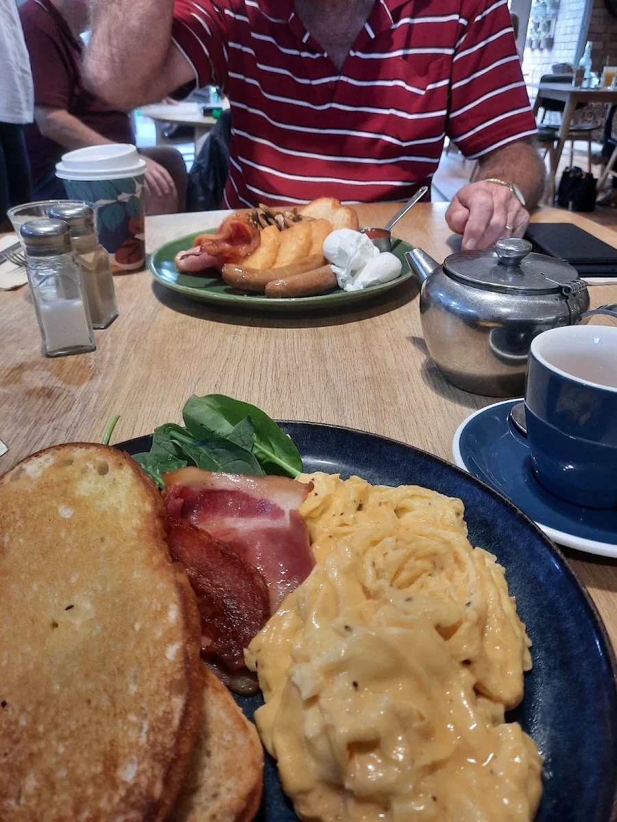 Gallery Big Breakfast and Scrambled Eggs Sourdough Toast with Bacon