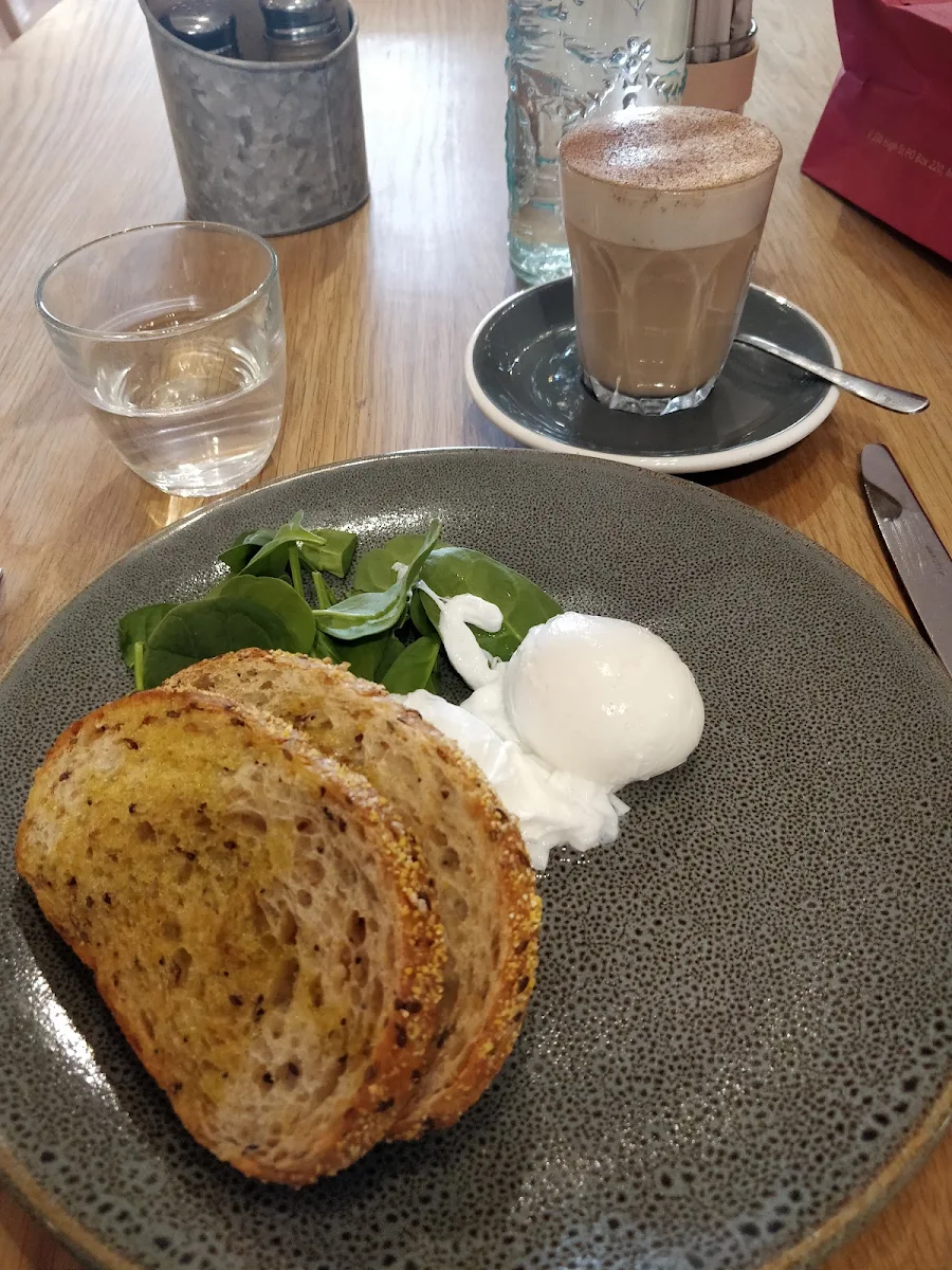 Poached Eggs with Sourdough Toast