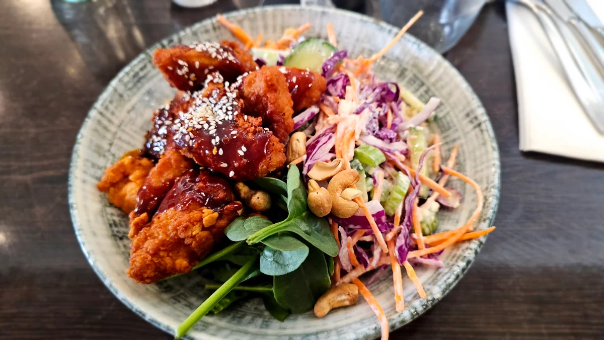 Sticky Chicken Poke Bowl