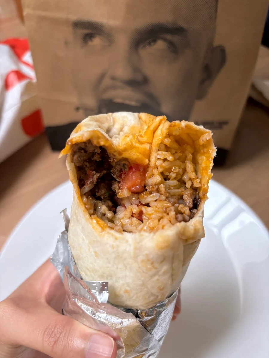 Mince Beef Burrito