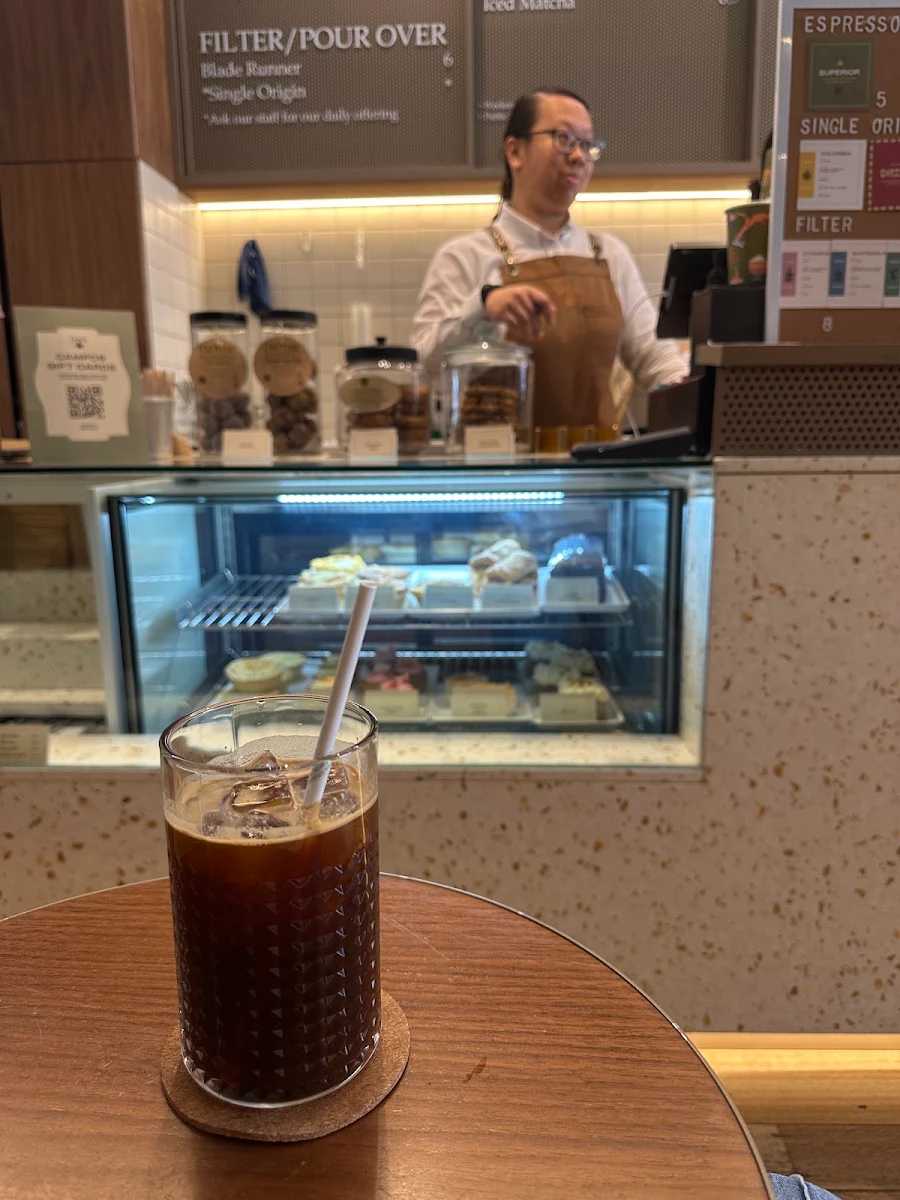 Iced Long Black Coffee