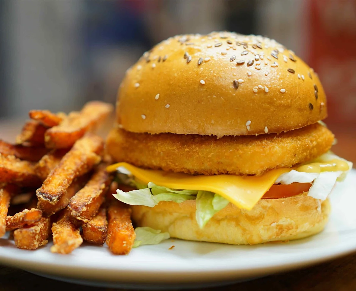 Chicken Schnitzel Burger