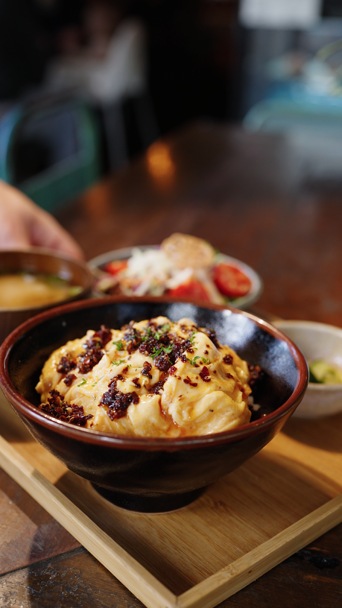 Umami Chilli Scrambled Egg Teishoku