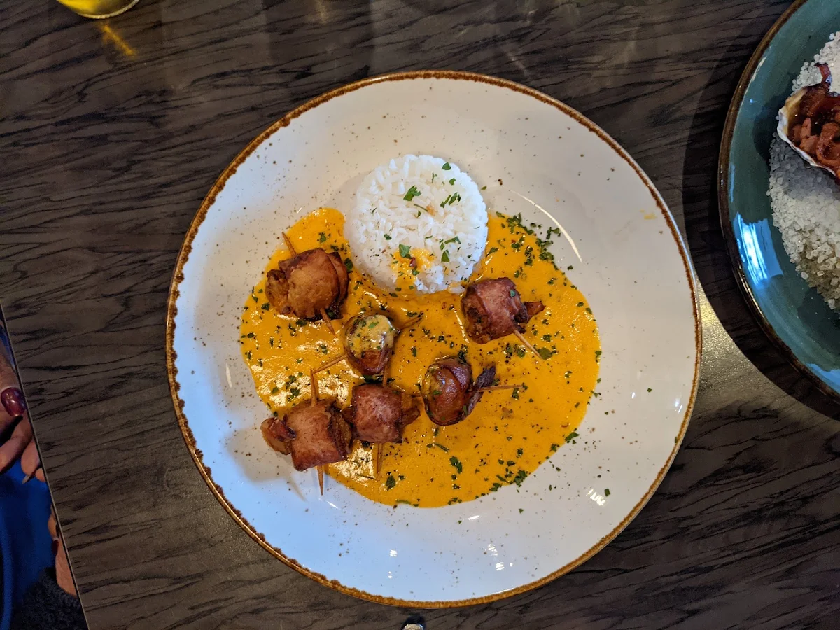 Devilled Scallops