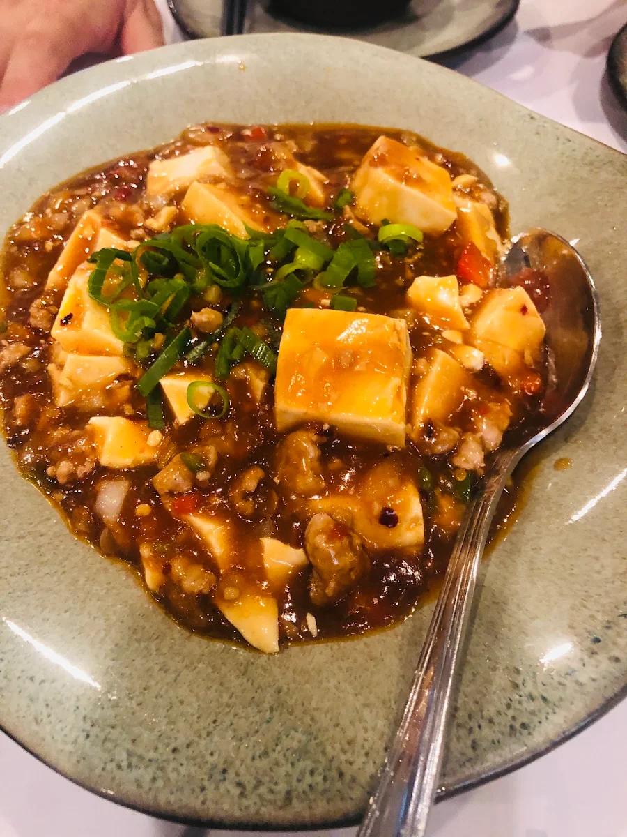 Combination Tofu with Sichuan Chili Sauce