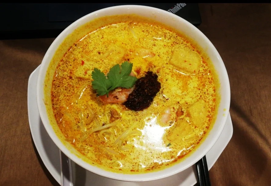 Seafood Laksa Noodle Soup