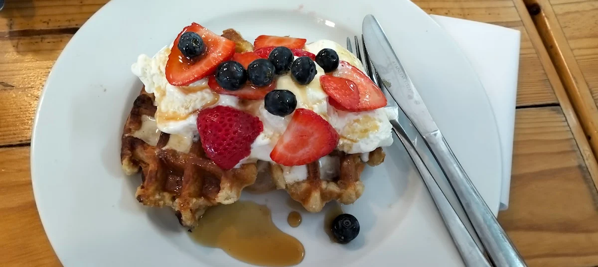 Waffles, Chickpea Cafe