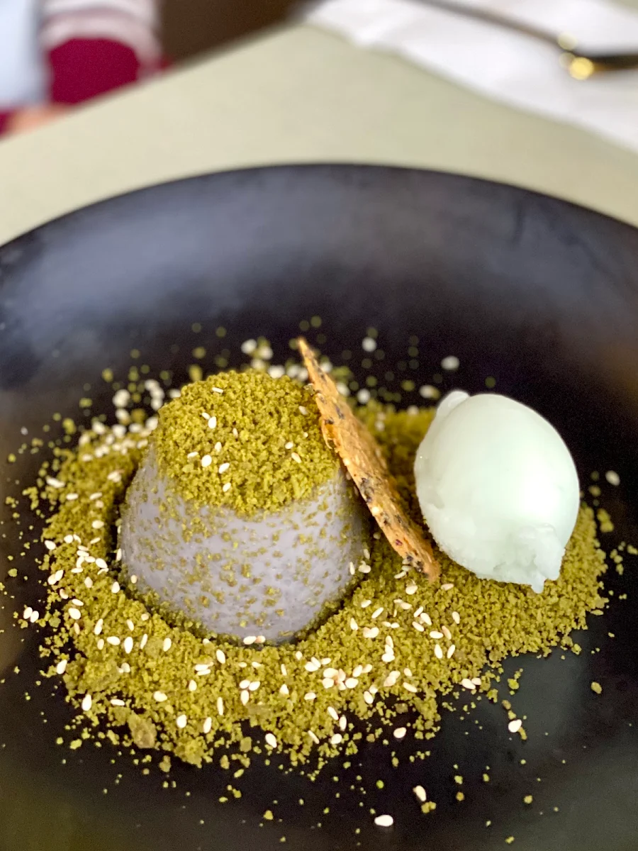 Roasted Rice Panna Cotta
