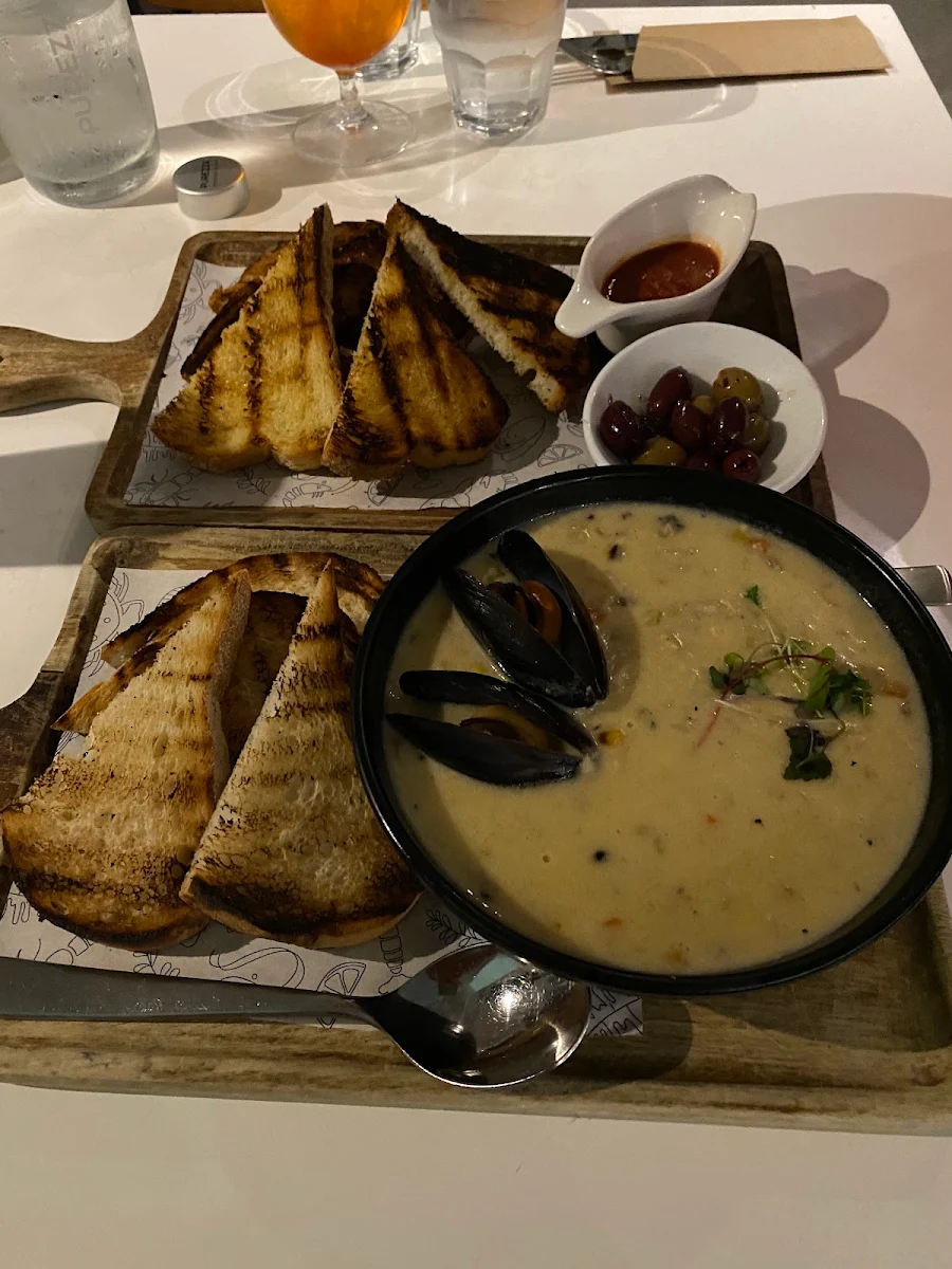 Seafood Chowder, Mavericks on the Bay