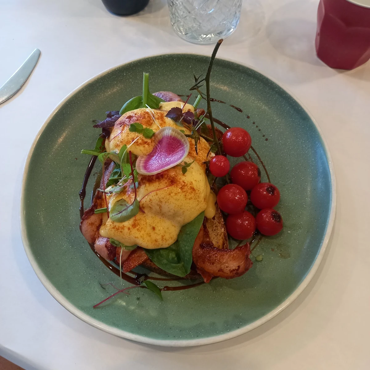 Eggs Benedict, RAW & WILD Market & Cafe