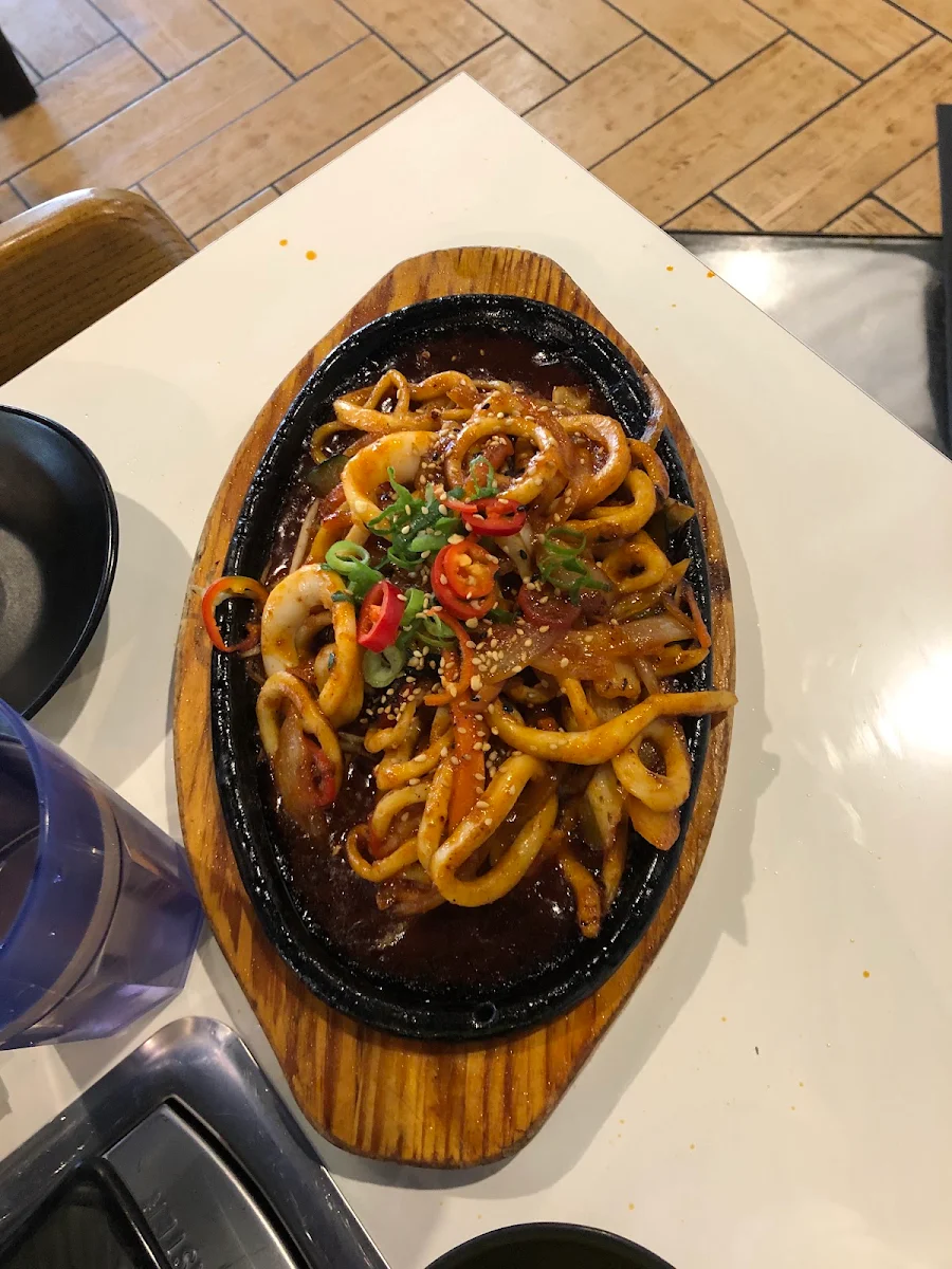 Korean Style Seafood Udon