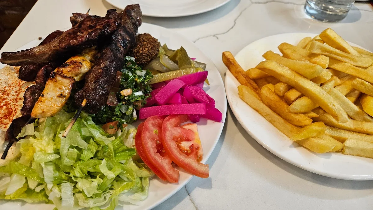 Rian Falafel Plate, Middle Eastern Restaurant