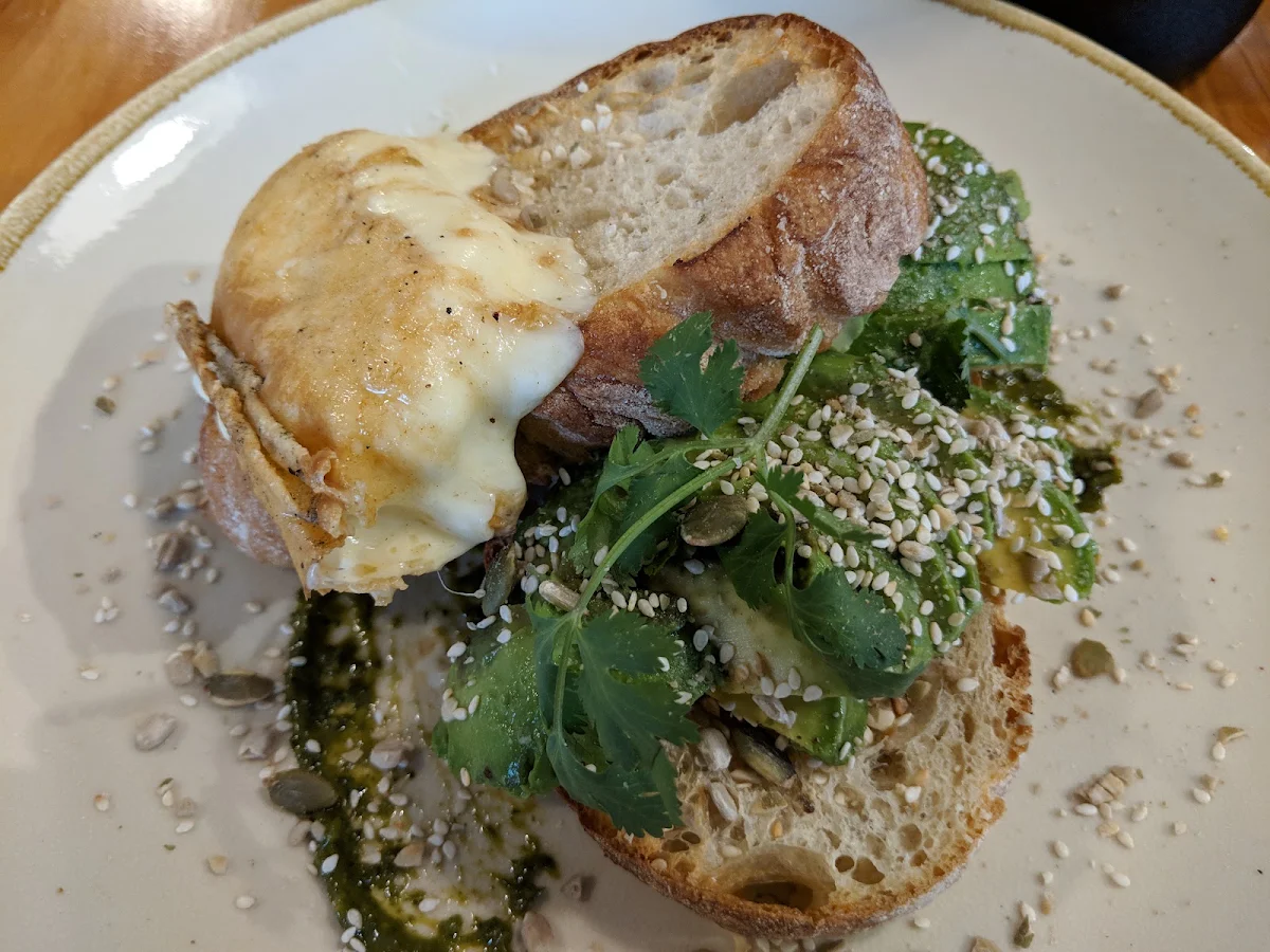 Avocado Toast with Haloumi