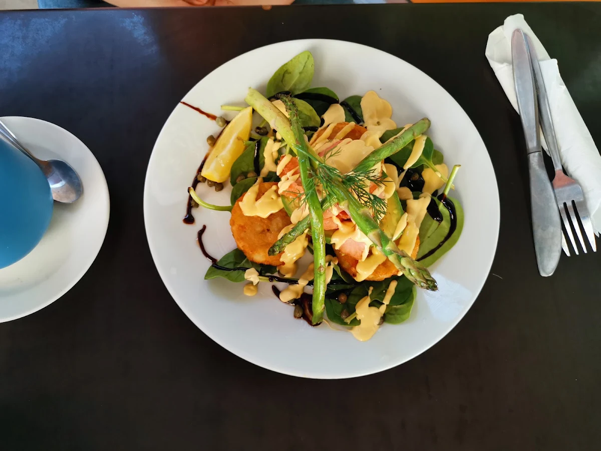 Salmon Stack, Harvest Cafe