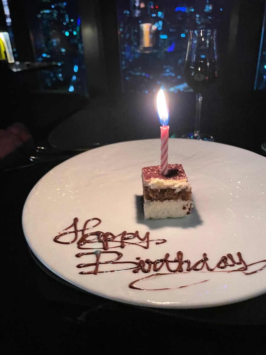 Birthday Cake Slice, Strato Melbourne - Bar and Restaurant