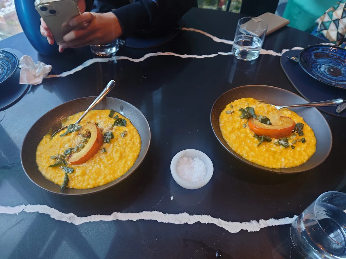 Pumpkin Risotto, Strato Melbourne - Bar and Restaurant