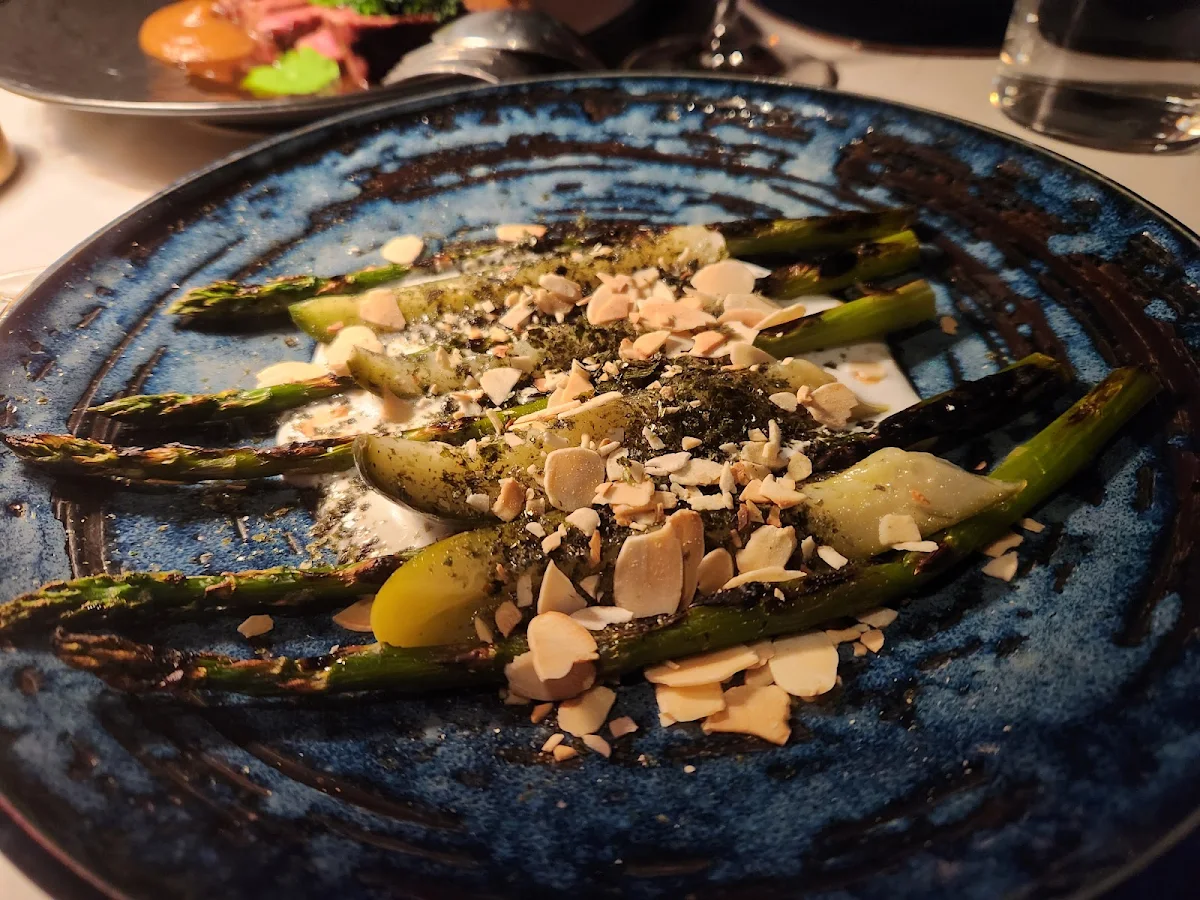 Roasted Asparagus, Strato Melbourne - Bar and Restaurant