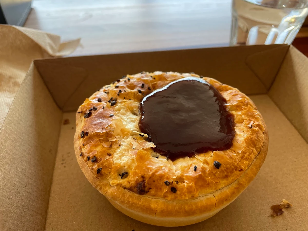 Pepper Steak Pie, Beechworth Bakery Beechworth
