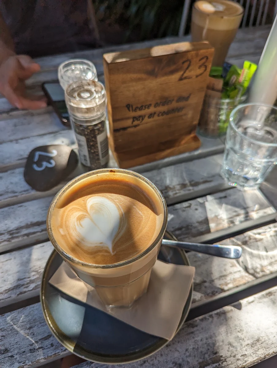 Flat White, Beachouse Cafe