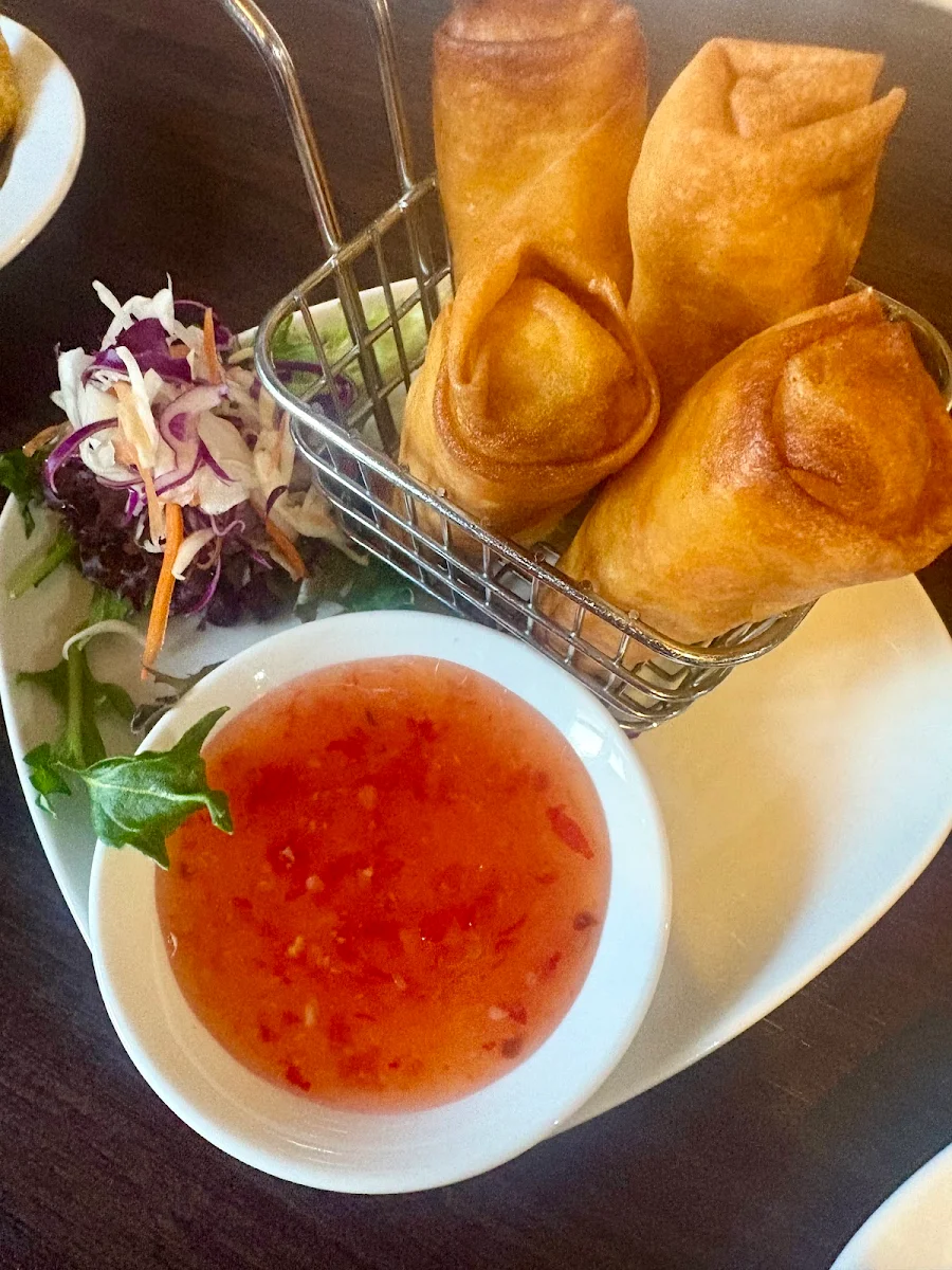 Vegetables Spring Rolls, Leura Thai house