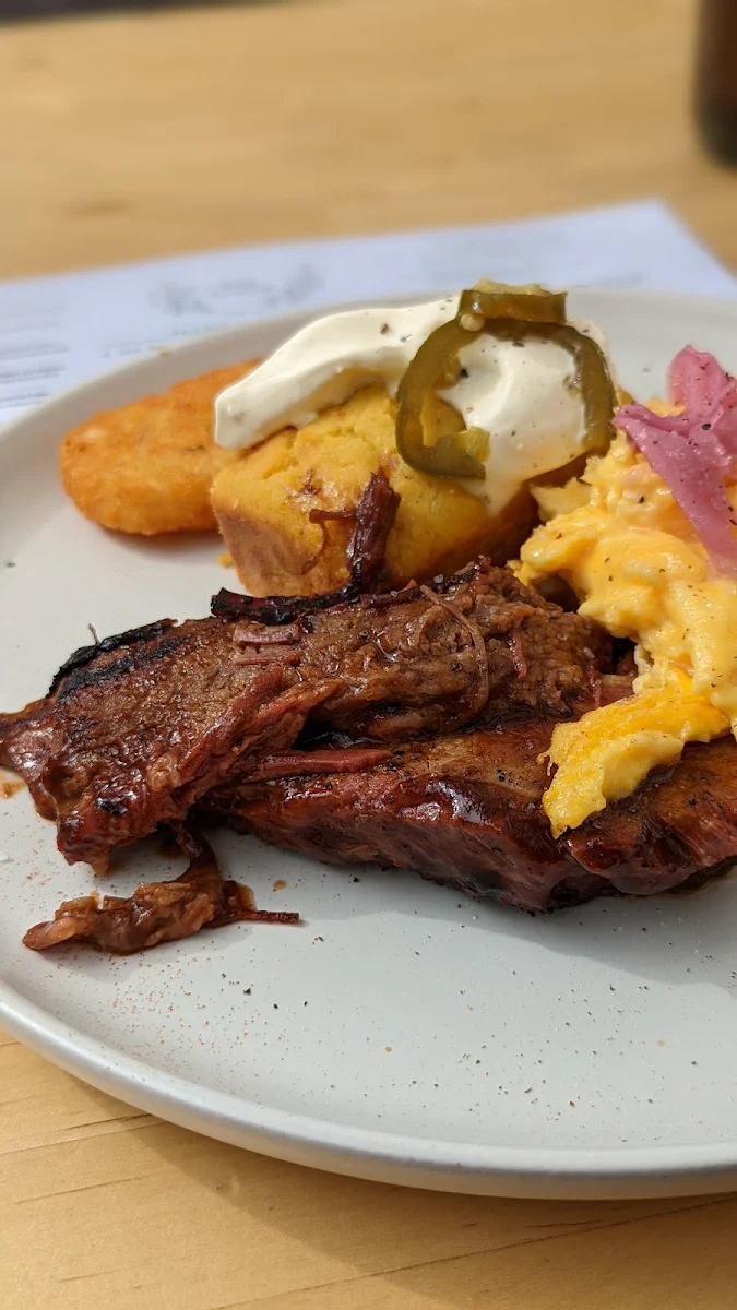 Brisket Sanga and Fries