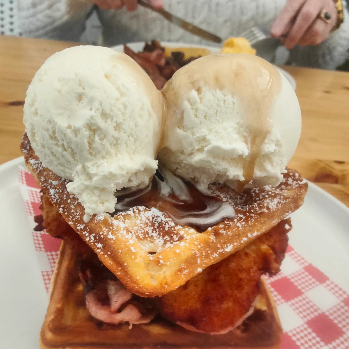 Southern Fried Chicken and Waffles