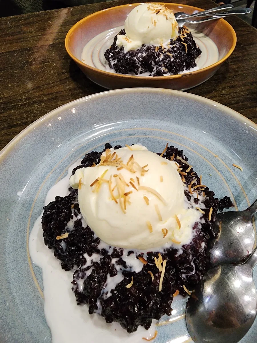 Black Sticky Rice with Coconut