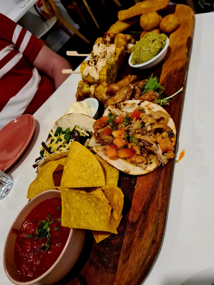 Tapas Platter, Chimichangas