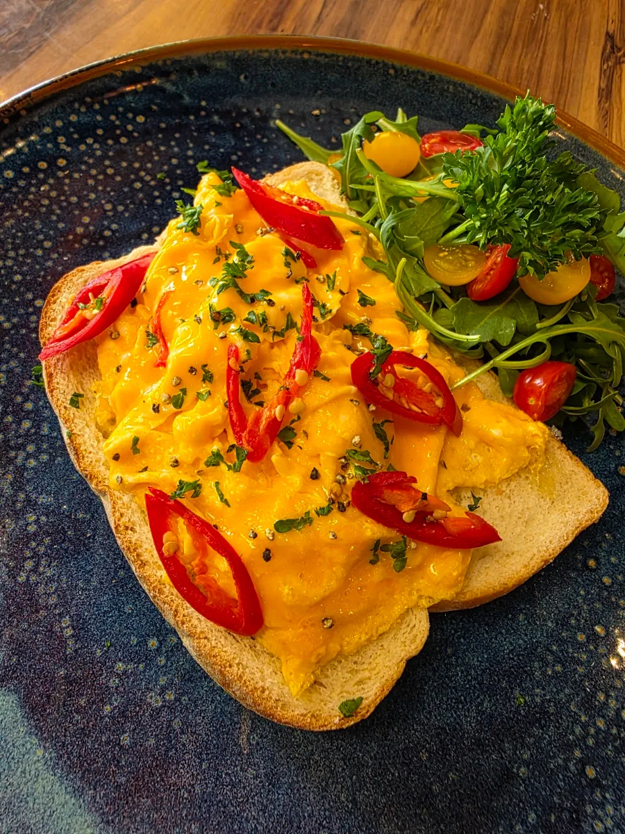 Chilli Scamble Egg, Drums- Sri Lankan Streetfood