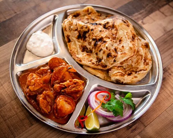 Rice & Roti Combo, Drums- Sri Lankan Streetfood
