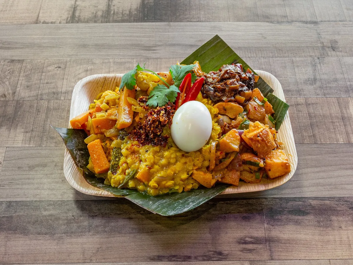 Vegetable Lamprais, Drums- Sri Lankan Streetfood