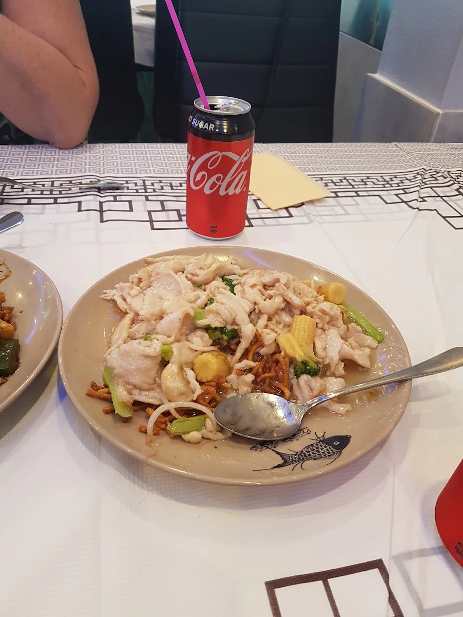 Chicken Chow Mien with Crispy Noodle