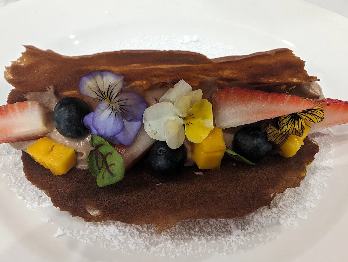 Chocolate Taco Shell, Angliss Bistro