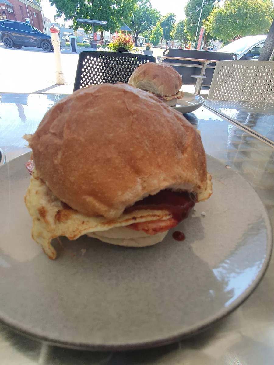 Egg and Bacon Roll