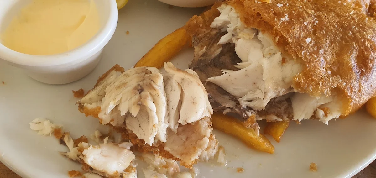 Craft Battered Barramundi and Chups