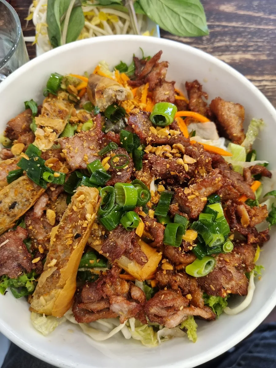Pork and Spring Roll Vermicelli Salad