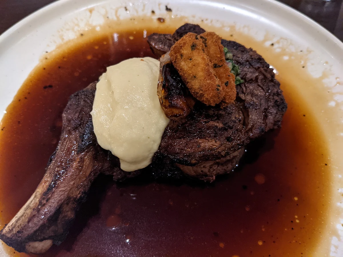 Angus Rib Eye, Char Barossa