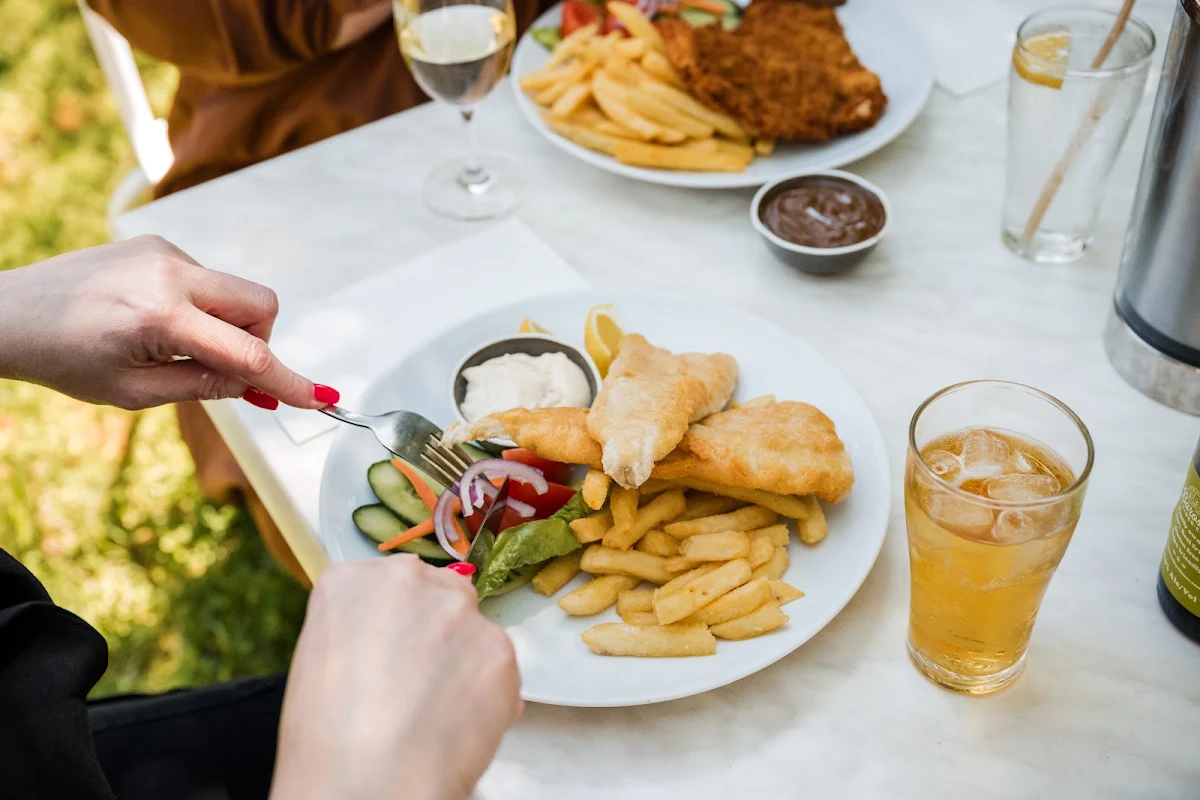 Fish & Chips, Eden Valley Hotel