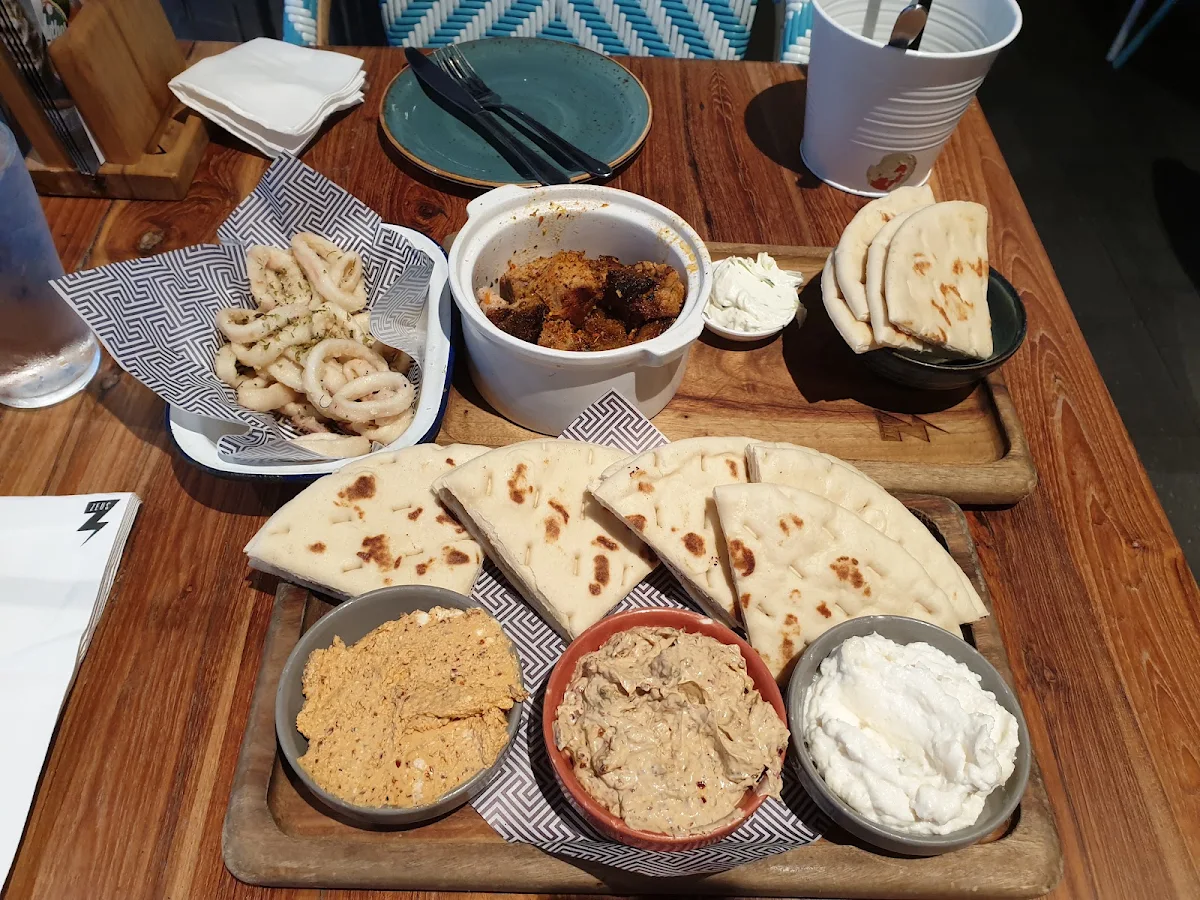 Dips with Pita Bread, Zeus Street Greek Broadway Sydney