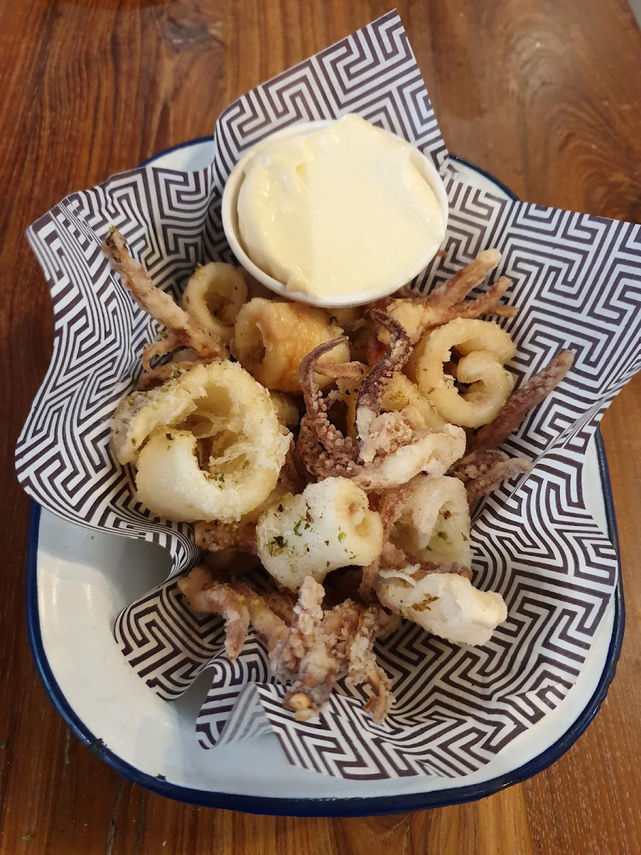 Fried Calamari, Zeus Street Greek Broadway Sydney