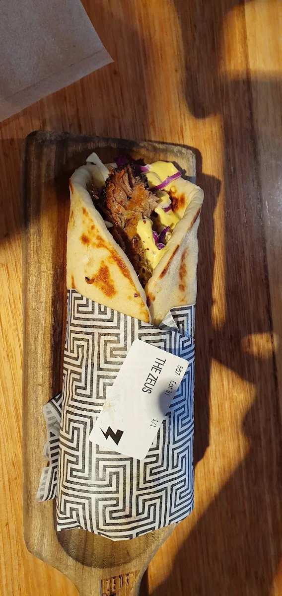 Lamb Wrap, Zeus Street Greek Broadway Sydney