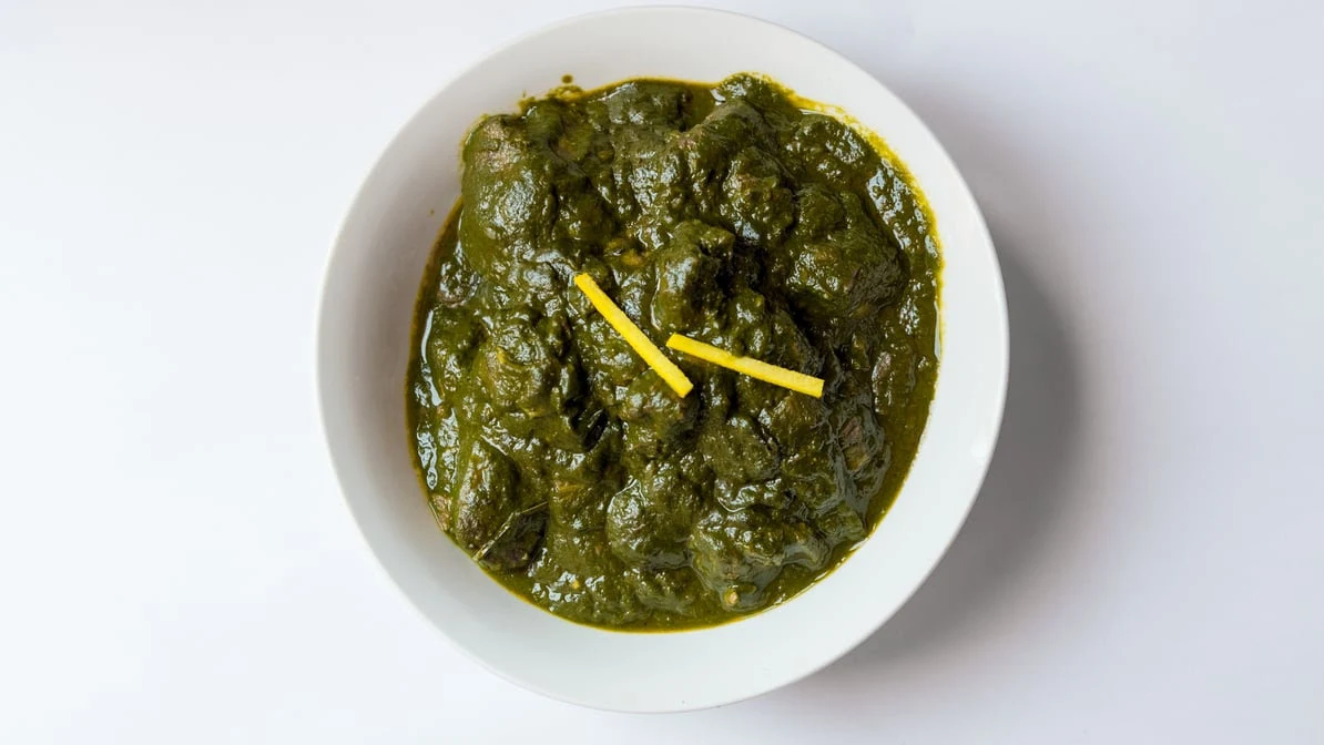 Lamb Hara Saag, Ginger Indian Restaurant