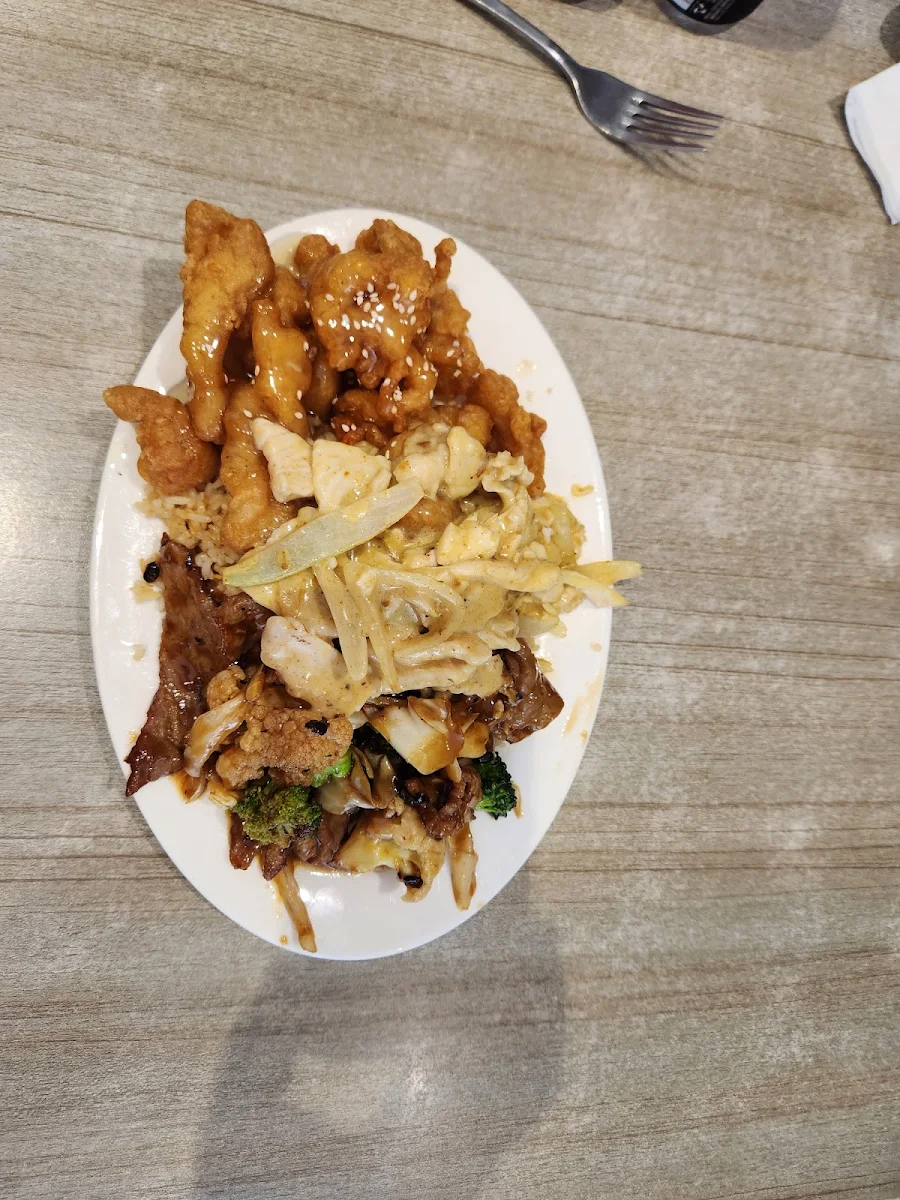 Honey Chicken Beef and Black Bean Satay Chicken